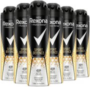 6er Pack (6 x 150 ml) Rexona Men Sport Defence Herren Anti-Transpirant Deospray