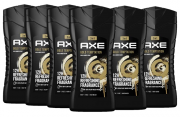 6er Pack (6 x 250 ml) Axe Gold Temptation 3in1 Herren Duschgel