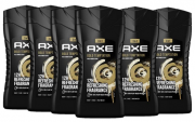 6er Pack (6 x 250 ml) Axe Gold Temptation 3in1 Herren Duschgel