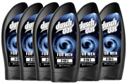 6er Pack (6 x 250 ml) Duschdas 2 in 1 Duschgel & Shampoo f&uuml;r M&auml;nner mit sportlich frischem Duft