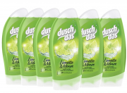 6er Pack (6 x 250 ml) Duschdas Damen Duschgel Limette & Minze