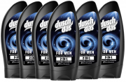 6er Pack (6 x 250 ml) Duschdas For Men 2 in 1 Duschgel & Shampoo