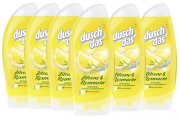 6er Pack (6 x 250 ml) Duschdas &Uuml;bergl&uuml;cklich Zitrone & Rosmarin Duschgel