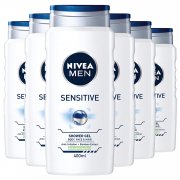6er Pack (6 x 400 ml) Nivea Sensitive Duschgel