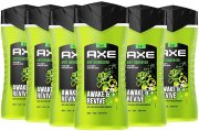 6er Pack (6x 250 ml) Axe Anti-Hangover 3-in-1 Body Hair Face Herren Duschgel