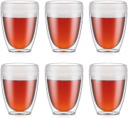 6er Pack Bodum Pavina Outdoor doppelwandiges Kunststoffglas je 0,35 l 100% BPA-frei