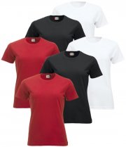 6er Pack Clique Damen Classic T-Shirts