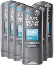 6er Pack Dove Men+Care Duschgel Clean Comfort XXL 400 ml