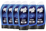 6er Pack Duschdas 2 in 1 Duschgel & Shampoo Sport f&uuml;r M&auml;nner 250 ml