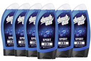 6er Pack Duschdas 2 in 1 Duschgel & Shampoo Sport f&uuml;r M&auml;nner