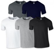 6er-Pack Gildan T-Shirts im Softstyle mit Rundhals-Ausschnitt f&uuml;r 17,99&euro; inkl. Versand