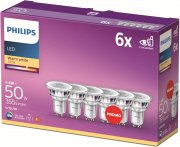 6er Pack Philips LED Classic GU10 Lampe Reflektor warmwei&szlig;