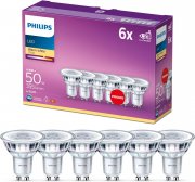 6er-Pack Philips LED Classic GU10 Reflektor LED Spots mit warmwei&szlig;em Licht
