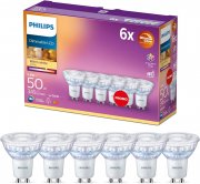 6er-Pack Philips LED Classic GU10 Reflektor LED Spots mit warmwei&szlig;em Licht