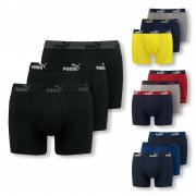 6er Pack PUMA Boxershorts mit Farbauswahl