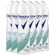 6er Pack Rexona Shower Fresh Deospray f&uuml;r Damen 6 x 150 ml