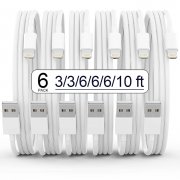 6er Pack ZNBTCY iPhone Daten- und Ladekabel Apple MFi Certified