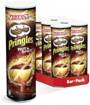 6er Party-Pack (6 x 200g) Pringles Hot & Spicy Chips