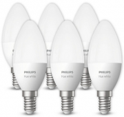 6x Philips Hue LED-Lampen 5,5 W Warmwei&szlig; E14