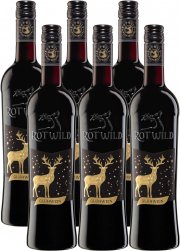  6x0,75l Peter Mertes Rotwild Gl&uuml;hwein Rot