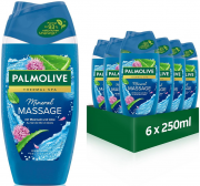 6x250 ml Palmolive Peeling Duschgel Thermal SPA Mineral Massage
