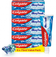 6x75 ml Colgate Zahnpasta Max Fresh Cooling Crystals