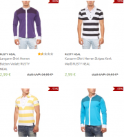7 RUSTY NEAL Shirts f&uuml;r 20,93&euro; (2,99&euro; das St&uuml;ck)