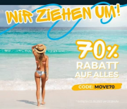 70% Rabatt auf das komplette Sortiment inkl. bereits reduzierte Artikel bei PlanetSports