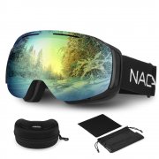 70% Rabatt Nacatin verspiegelte Skibrillen (FREIE Skihandschuhe) f&uuml;r &euro;8,09