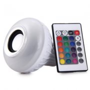 RC LED-Birnen-Licht Bluetooth 3.0 Lautsprecher - Wei&szlig; nur 11,73 &euro;