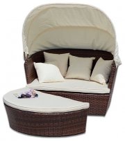 Merxx Relaxinsel Neapel mit cremefarbenen Kissen nur 219,99 &euro; inkl. Versand 