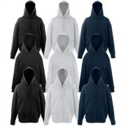 Fruit of the Loom Unique 3er Kapuzenpullover oder 2er Kapuzenjacke Kinder Herren nur 12,99 &euro;