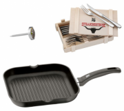 WMF Grill Bundle: Steakbesteck & Grillpfanne & Steakthermometer nur 69 &euro;