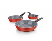 BRATmaxx Keramikpfanne 3tlg Granit Optik f&uuml;r nur 39,99 &euro; inkl. Versand