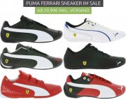 10 Modelle Puma Ferrari Sneaker ab nur 29,99&euro; inkl. Versand! 