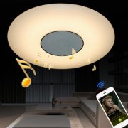 LED-Deckenleuchte mit Bluetooth-Lautsprecher f&uuml;r 52,99 Euro 