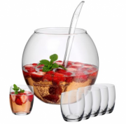 WMF Bowle-Set 8-teilig mit 6 Gl&auml;ser nur 24,95 &euro; inkl. Versand
