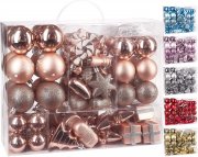 77-teiliges Brubaker Christbaumschmuck Set in 6 verschiedenen Farben