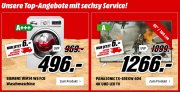 Sechsy Service Sommer bei Media Markt z.B. Waschmaschine 496 &euro; nur 6 &euro; Lieferung