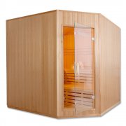 Home Deluxe Relax Sauna, inkl. Harvia Saunaofen und komplettem Zubeh&ouml;r (200x200x200cm) 