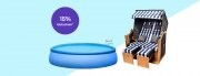 15% Gutschein auf Garten, Terrassen und Pool-Artikeln