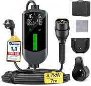7m Typ 2 Ladekabel (3,7kW, Schuko) f&uuml;r E-Autos stark reduziert
