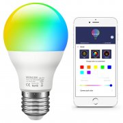 7W E27 Lampe, Sync mit Musik farbwechsel Gl&uuml;hbirne mit APP