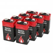 8 ANSMANN Alkaline longlife Rauchmelder 9V Block Batterien f&uuml;r 9,89&euro; statt 16,49&euro;