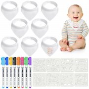 8 Baby L&auml;tzchen zum Bemalen inkl. 8 Textilstifte f&uuml;r nur 8,07&euro;
