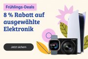 8% Rabatt auf ausgew&auml;hlte Elektronik in der Sale-Kategorie bei reBuy