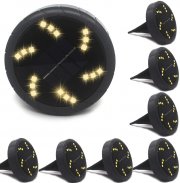 8 St&uuml;ck Cordless 18er LED Solarleuchten f&uuml;r den Au&szlig;enbereich