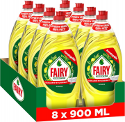 8 St&uuml;ck Fairy Ultra Konzentrat Zitrone Handgeschirrsp&uuml;lmittel je 900ml