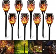 8 St&uuml;ck Himeland LED Solarlampen f&uuml;r den Au&szlig;enbereich