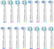 8 St&uuml;ck Interspace und 8 St&uuml;ck Ortho Care Essentials Aufsteckb&uuml;rsten f&uuml;r Oral B Zahnb&uuml;rsten
